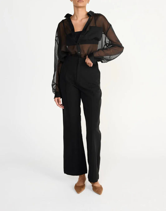 Fashionable Transparent Women's Shirt