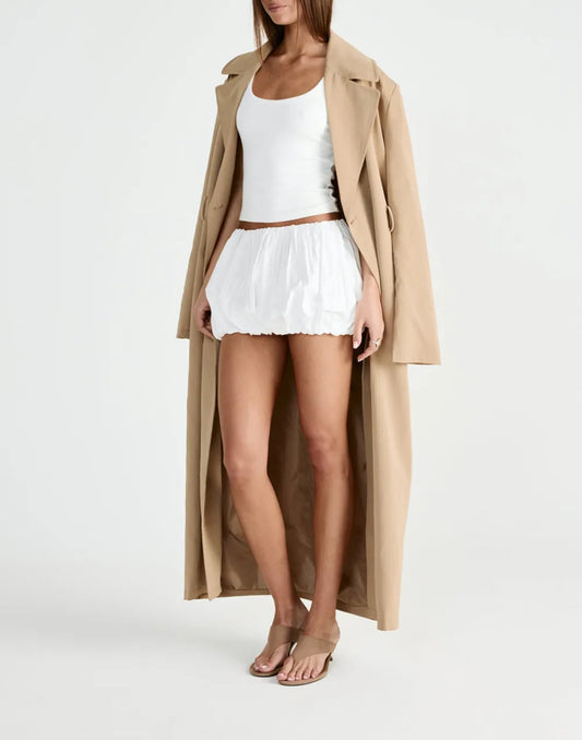 Pure Cotton Breathable Pleated Women's Skirt