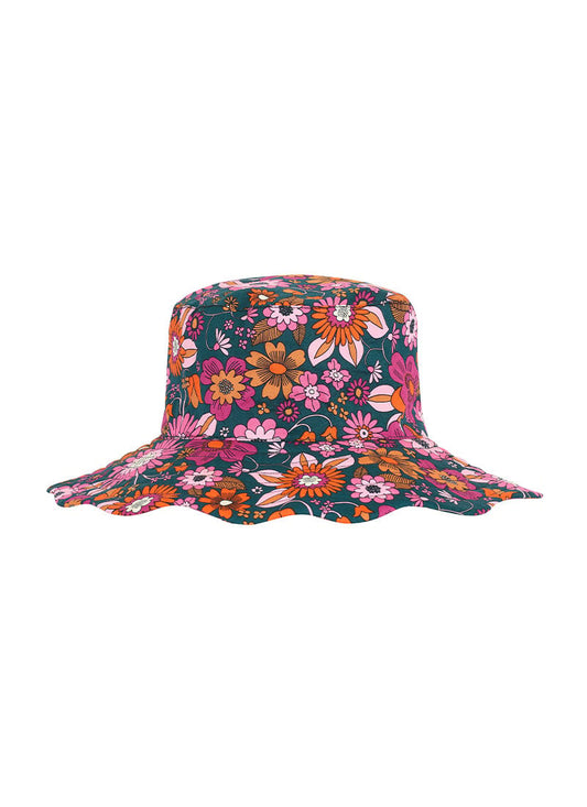 Bay Retro Floral Print Bucket Hat