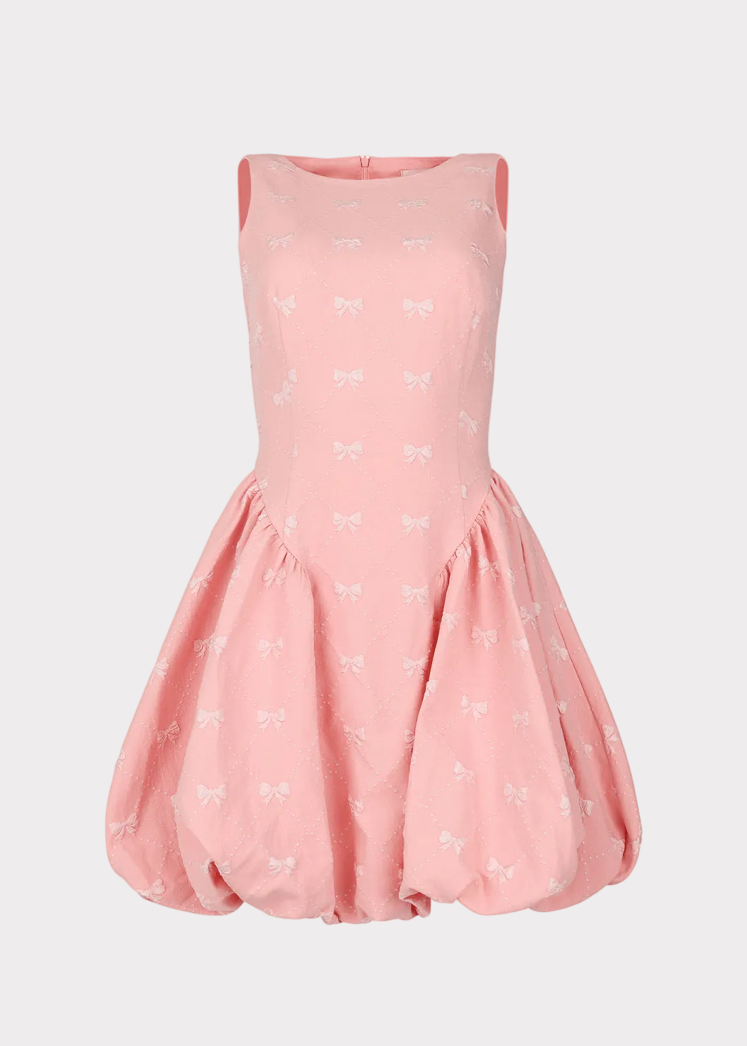 Scarlett Bubble Hem Mini Dress - Pink